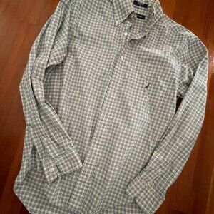 Nautica Men's SMALL button-down casual long-sleeve shirt